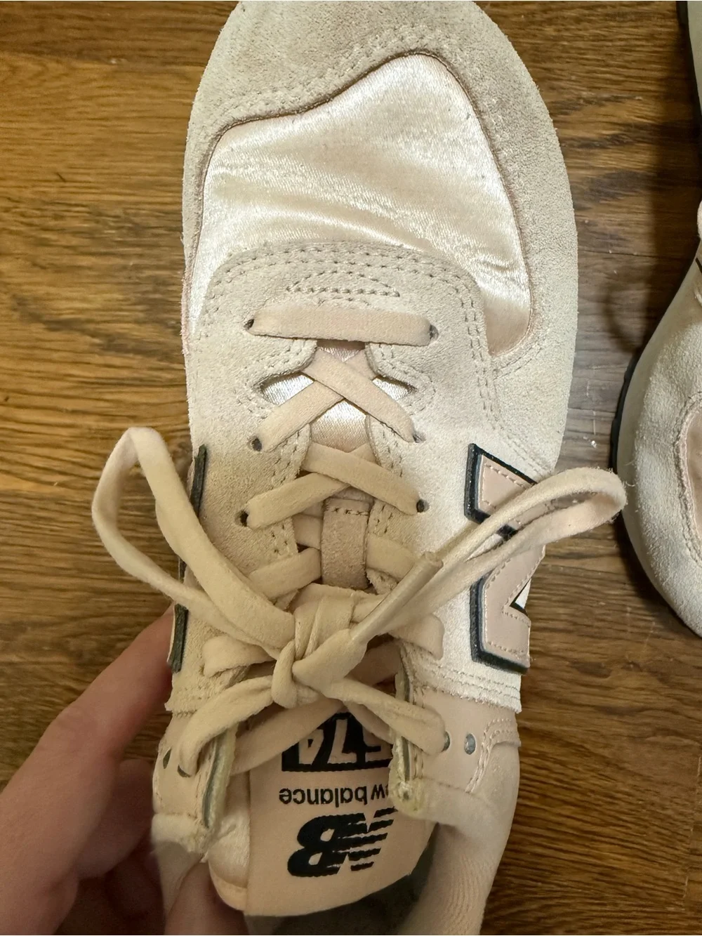 New Balance Women's Light Pink 574 Sneakers